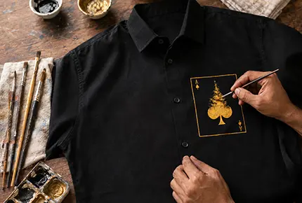 Metallic Gold Art